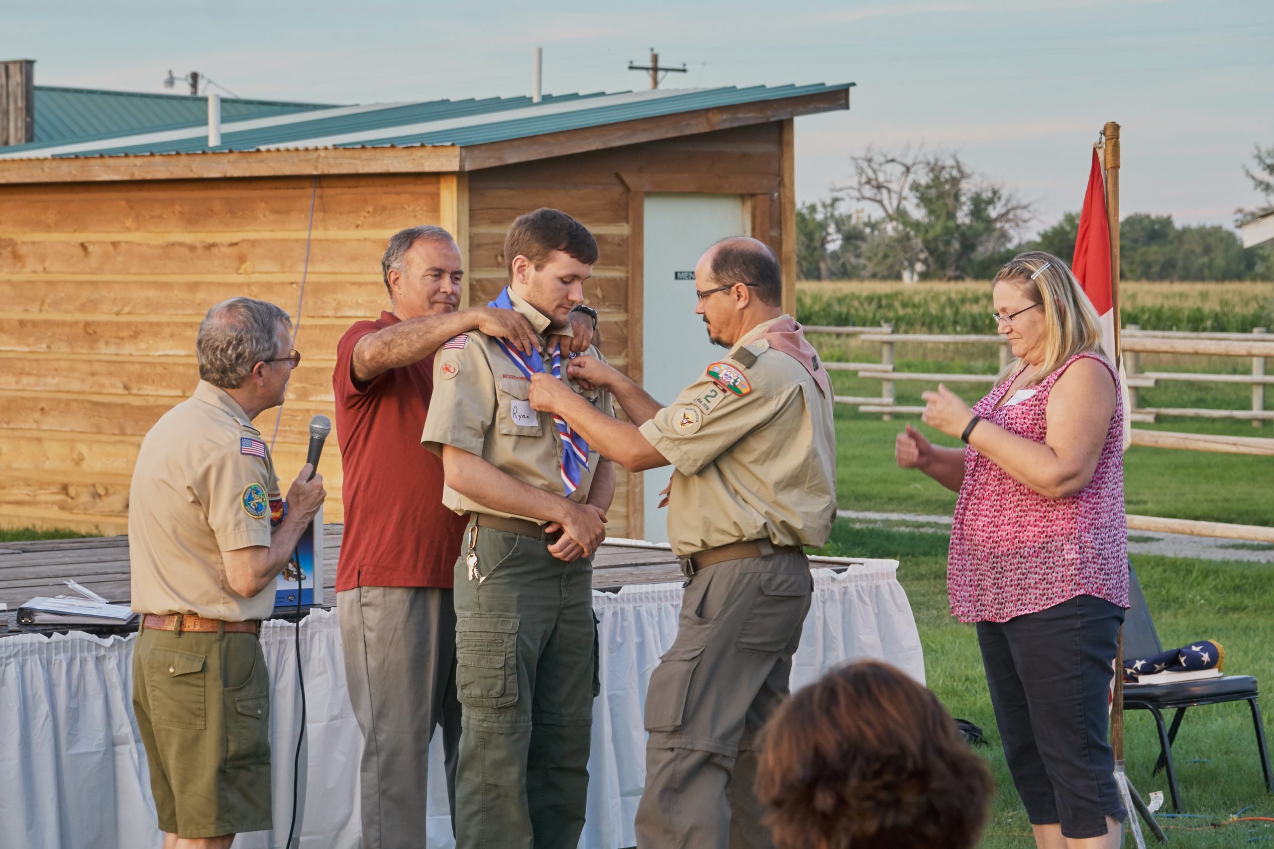 Ryan's Eagle Ceremony