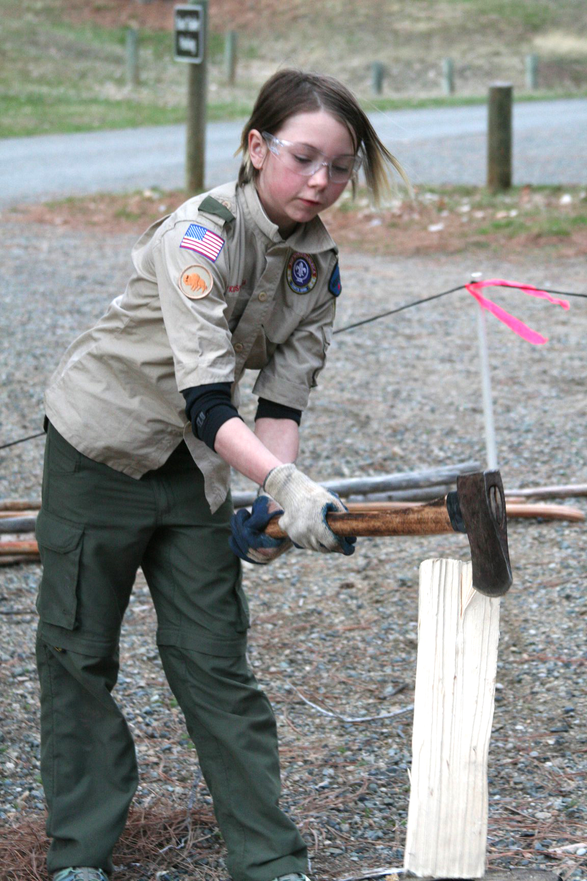 Photo Contest, Youth 1st place: Trail to First Class campout, Harlee B., Troop 110, Great Falls.