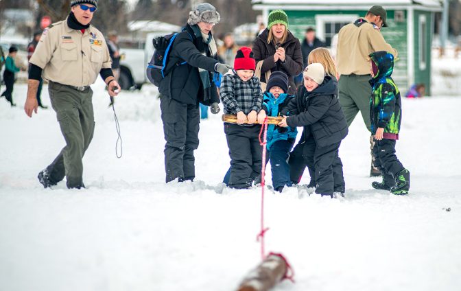 2019 Cub Scout Klondike Derby, Mullan Trail District, Montana Council, Fort Missoula, Missoula.